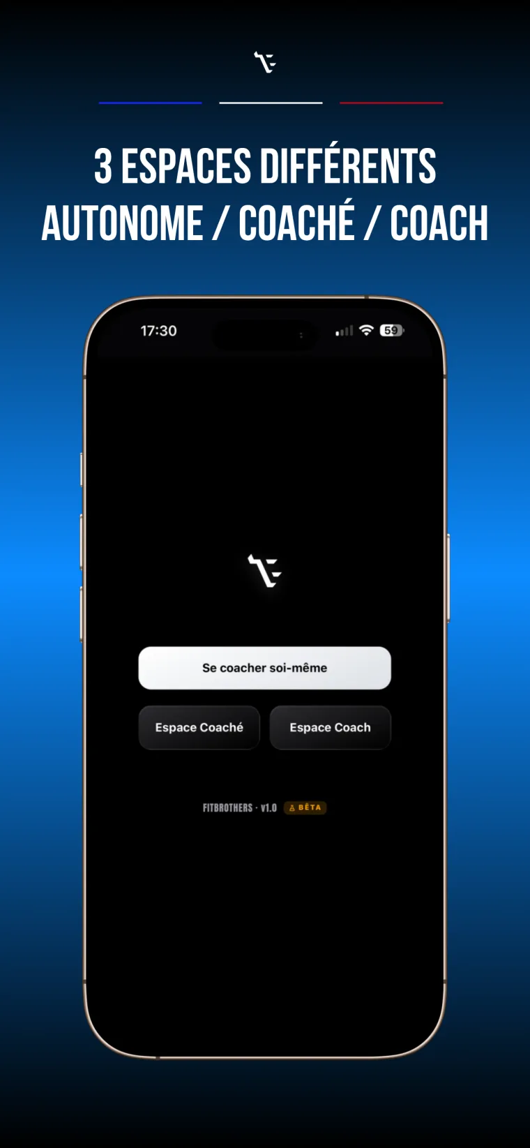 Trois espaces : autonome, coaché et coach